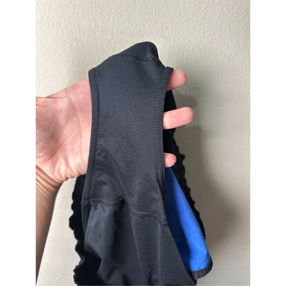 Lululemon Tracker Short III *4-way Stretch blue black sz 4 - Picture 10 of 10